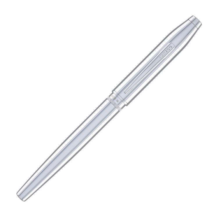Cross Foundry Rollerball Pen in Polished Chrome with Polished Chrome Appointments
