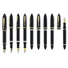 Sheaffer Balance III E893 Fountain Pen in Glossy Black & Gold Trims