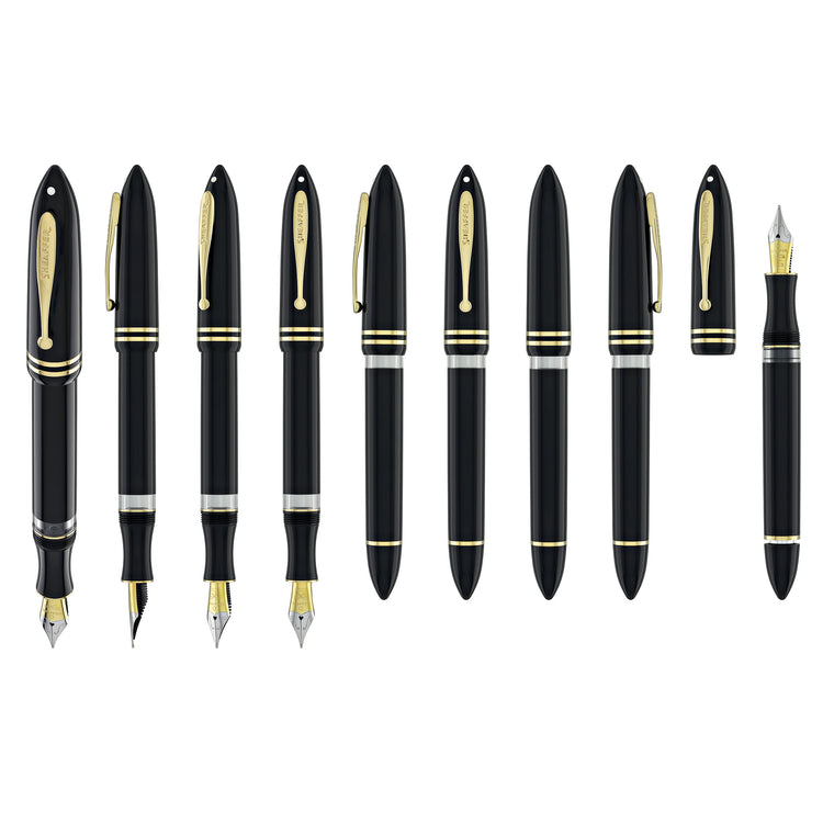 Sheaffer Balance III E893 Fountain Pen in Glossy Black & Gold Trims