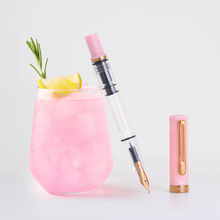 TWSBI Eco Fountain Pen in Pink Lemonade with Bronze