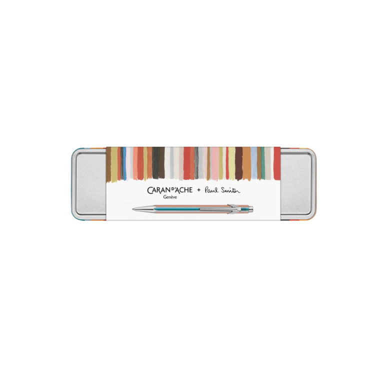 Caran d'Ache 849 Paul Smith 5 Ballpoint Pen in Silver - Medium