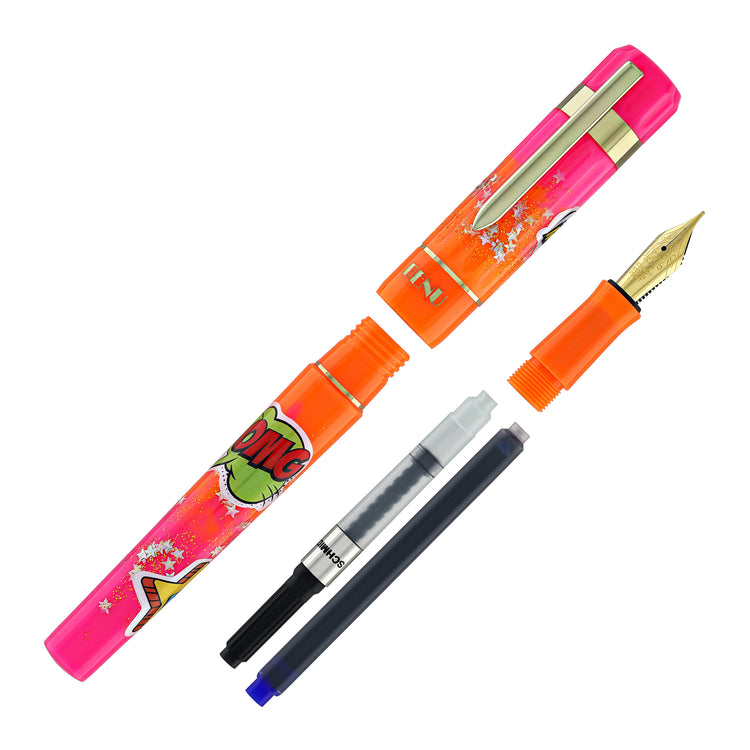 Benu Tribute Pop Art Capsule Fountain Pen in Wow!
