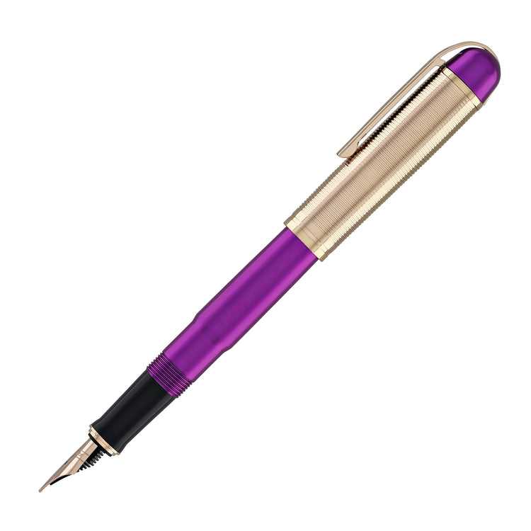 Wahl Eversharp Skyline Fountain Pen in Royal Purple with Rose Gold Trim