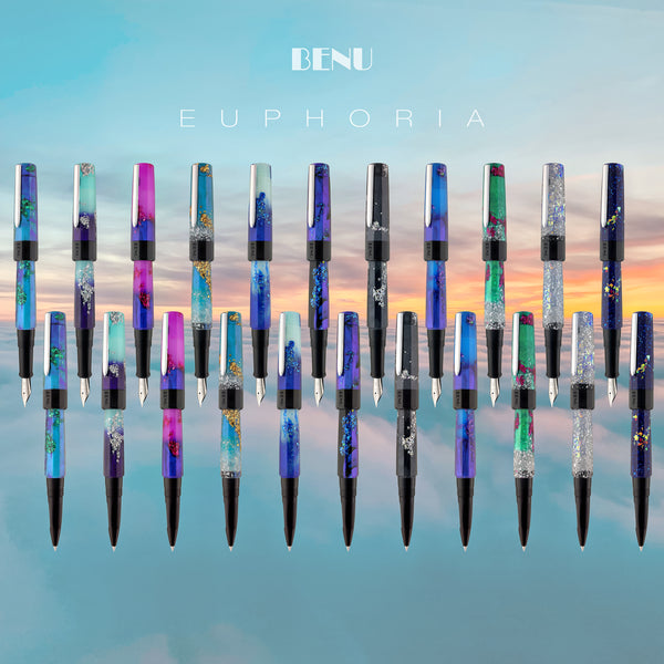 Benu Euphoria Fountain Pen in Pink Guava Fountain Pen