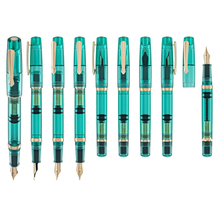 Nahvalur Original Fountain Pen in Emerald Grove