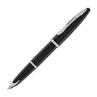 Waterman Carene Fountain Pen in Black Sea with Stainless Steel Trim - 18K Gold