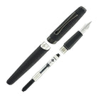 Diplomat Cobra Fountain Pen in Matte Black Guilloche