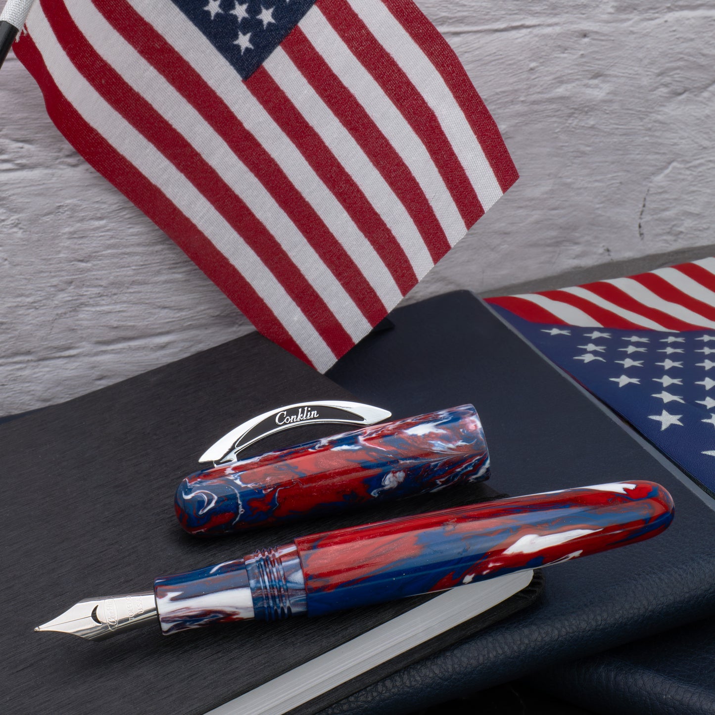 Conklin All American Fountain Pen in USA 250th Anniversary Edition