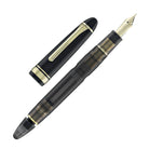 Sailor 1911 Realo Fountain Pen in Smoke Black - 18K with Gold Trim