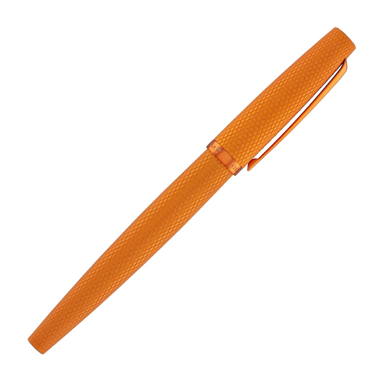 Diplomat Viper Rollerball Pen in Orange Guilloche