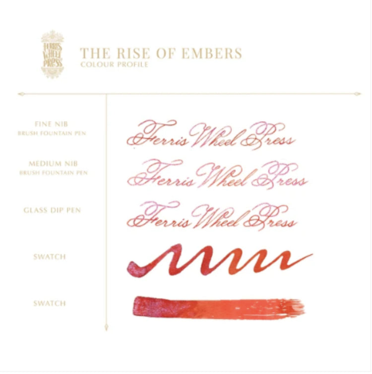 Ferris Wheel Press Ferritales The Book of Knight Series Bottled Ink in Rise of Embers
