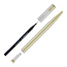 ystudio Glamour Evolve Elemental Rollerball Pen in Brass Gold