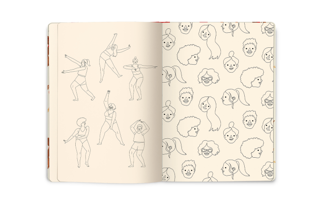 Caran d'Ache Nina Cosford Drawing Book - A5