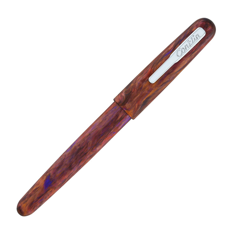 Conklin Streamline Fountain Pen in Matte Sunset Medley with Chrome Trim - Limited Edition