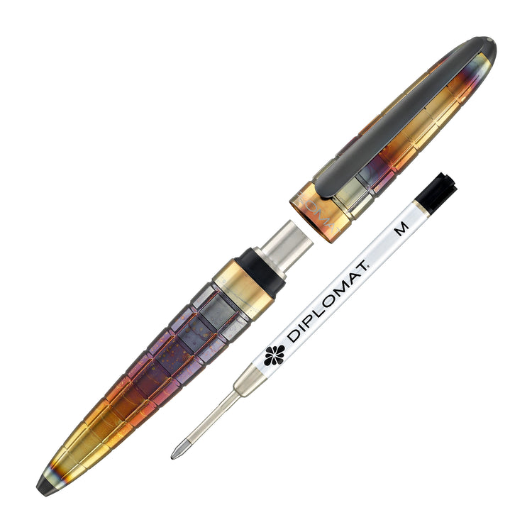 Diplomat Aero Ballpoint Pen in Rhomb Flame