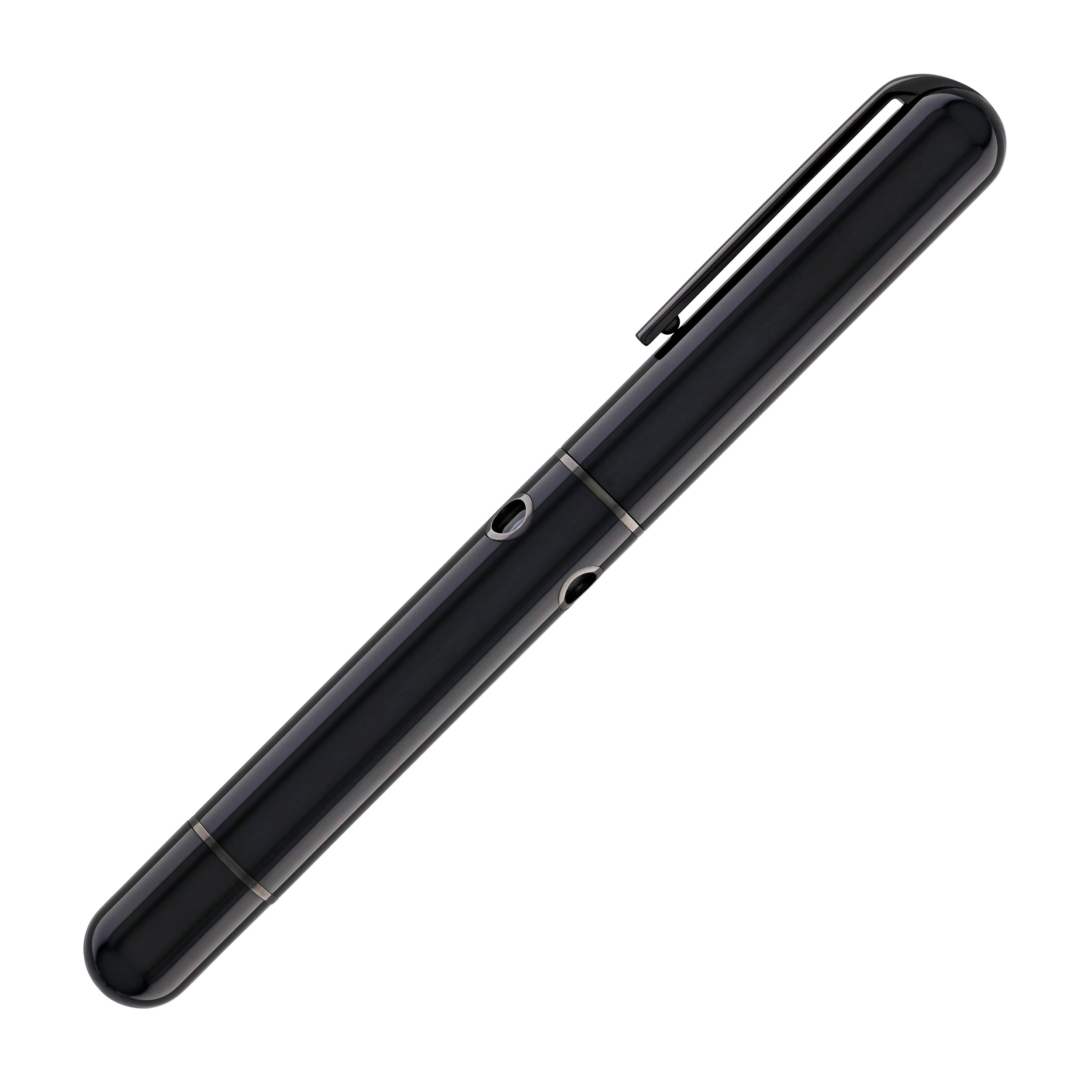 Narwhal Nautilus Fountain Pen in Cephalopod Black - Goldspot Pens