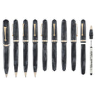 OMAS Studio Rollerball Pen in Grigio Luminoso with Rose Gold Trim
