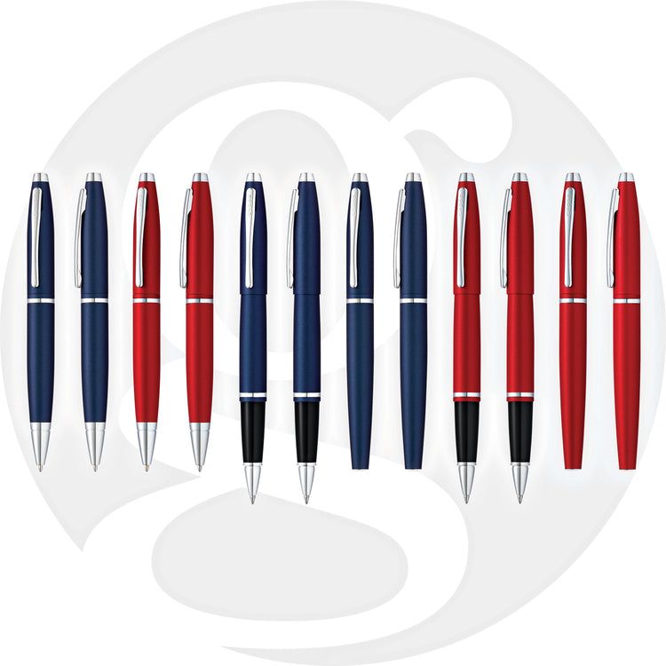 Cross Calais Ballpoint Pen in Matte Metallic Crimson Ballpoint Pens