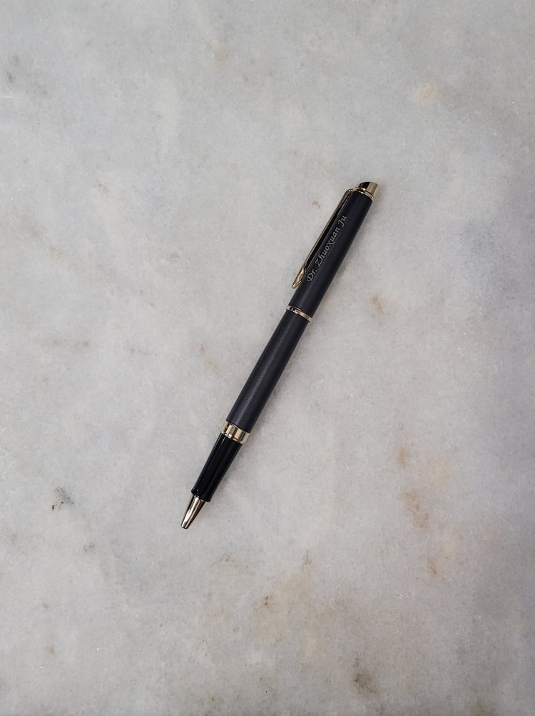 Misfit Item 0055 Waterman Hémisphère Rollerball Pen in Lava Black with Gold Trim