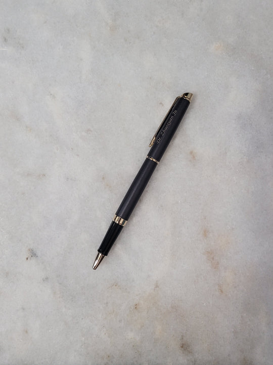 Misfit Item 0055 Waterman Hémisphère Rollerball Pen in Lava Black with Gold Trim