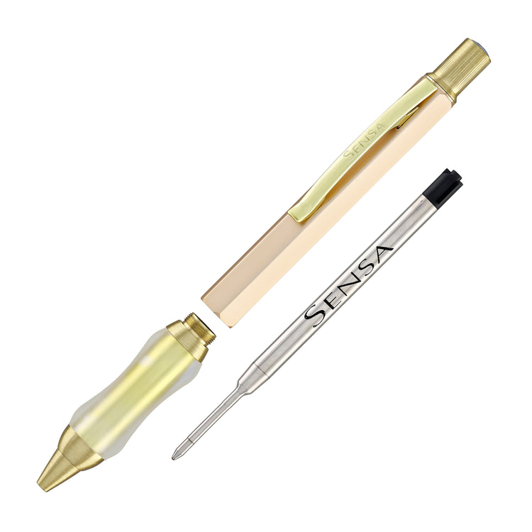 Sensa Sensagraph Ballpoint Pen in Antique Brass