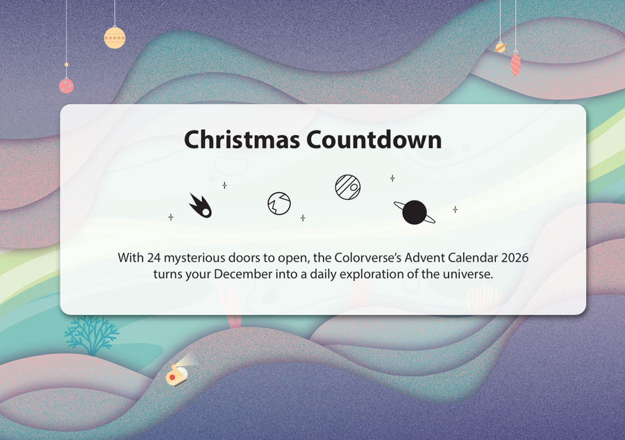 Colorverse Colorvent Calendar 2026 - 24 Ink Gift Set (Pre-Order ...