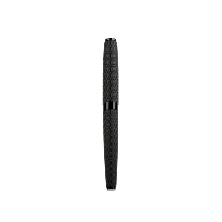 Diplomat Cobra Rollerball Pen in Matte Black Guilloche