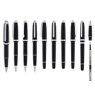 Cross Lume Ballpoint Pen in Obsidian Black with Polished Chrome Appointments