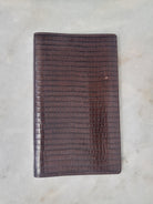 Misfit Item 0128 Filofax Slimline Organizer in Brown Lizard Pattern