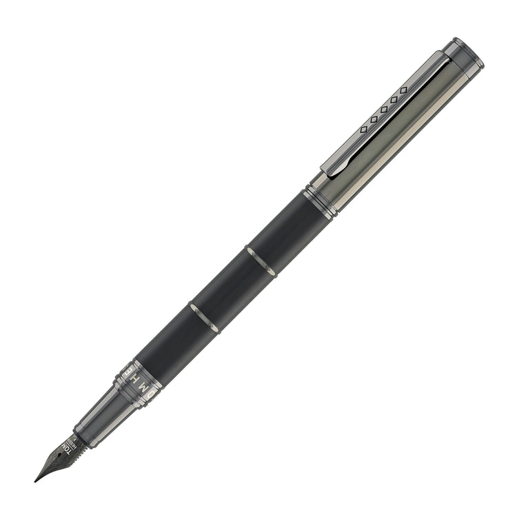 Tom Hessin Revolution Fountain Pen in Charcoal
