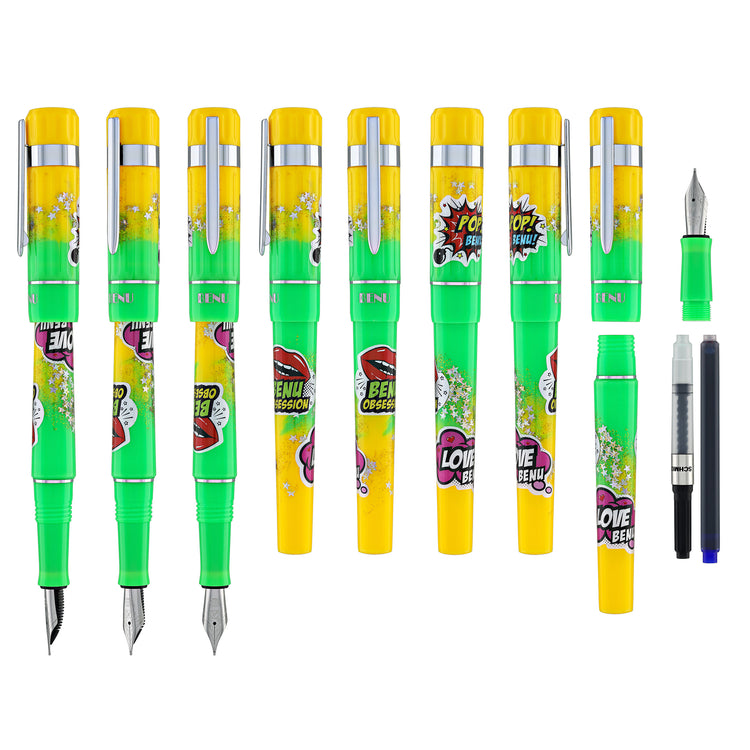 Benu Tribute Pop Art Capsule Fountain Pen in Pop!