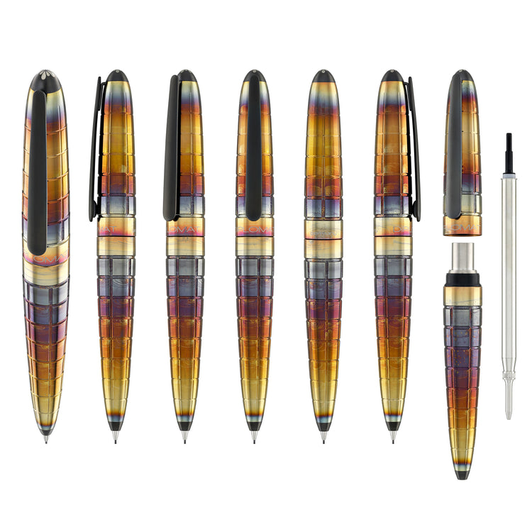 Diplomat Aero Mechanical Pencil in Rhomb Flame - 0.7 mm