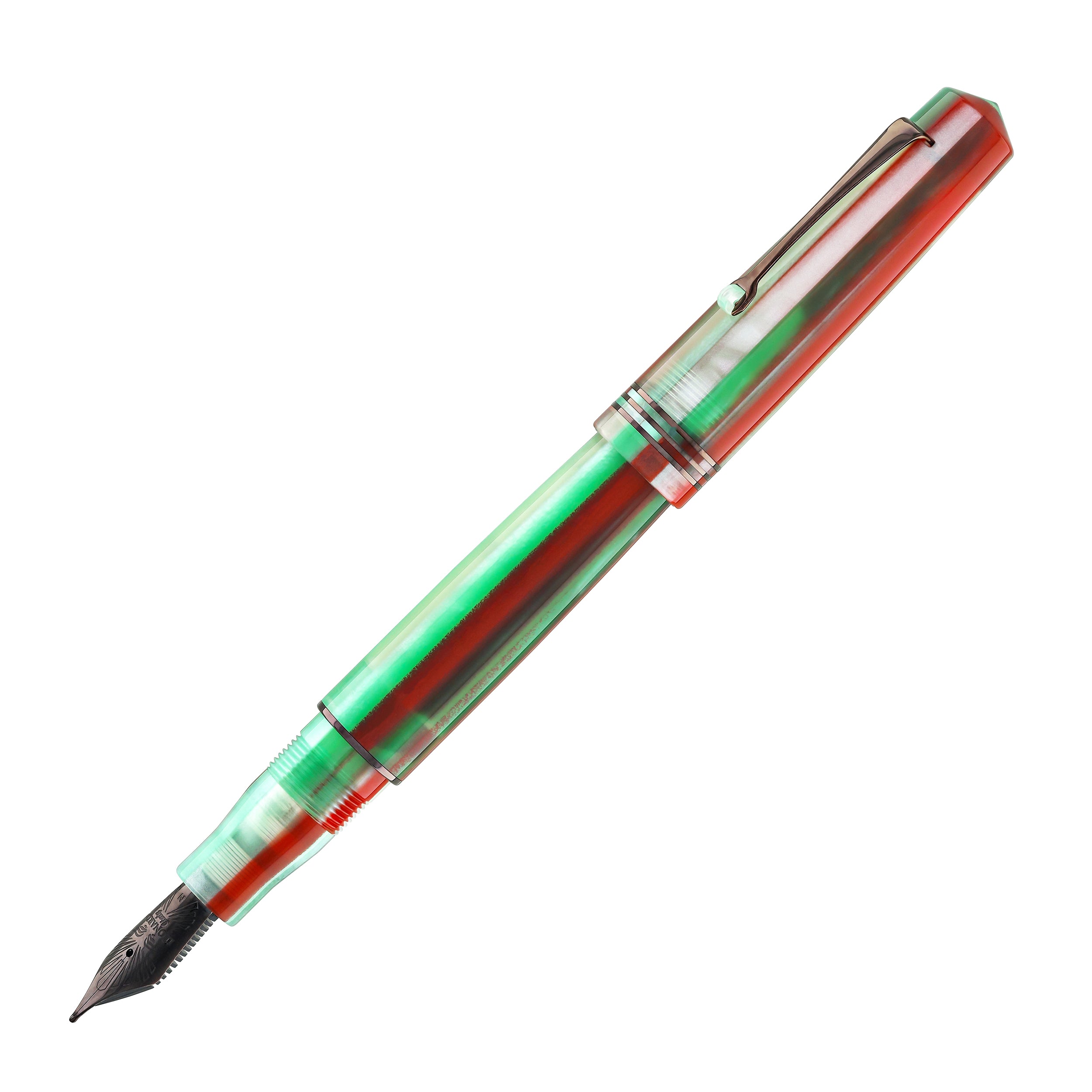 Leonardo Momento Zero Fountain Pen in Rainbow Cookie - Goldspot Pens