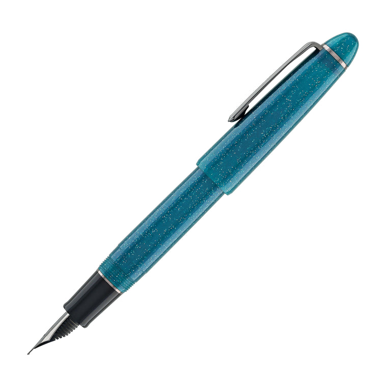 Sailor 1911 Casual L Galaxy Fountain Pen in Meteorite Moss, Black IP