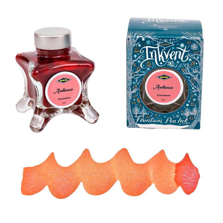 Diamine Inkvent Teal Edition Chameleon Bottled Ink in Ambience - 50 ml