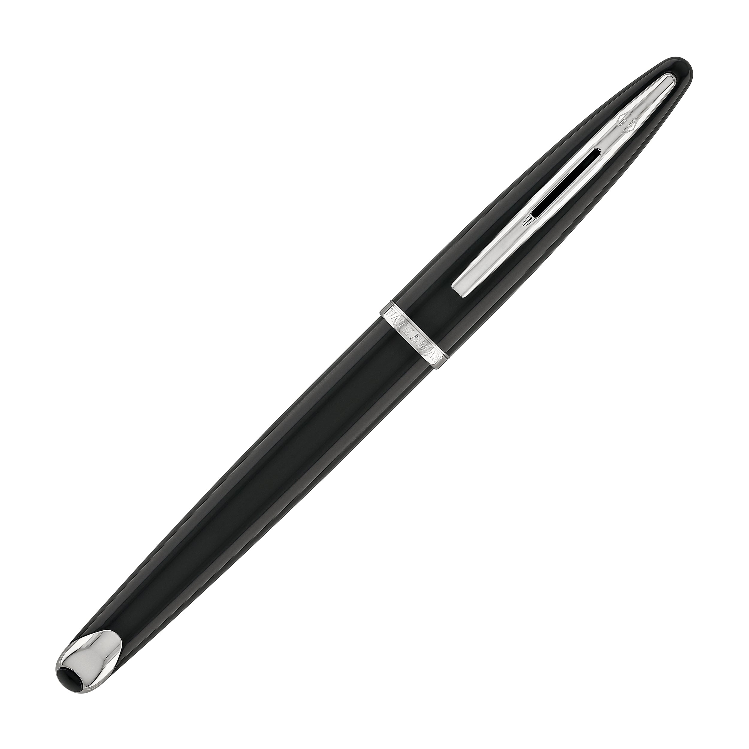 Waterman Carene Fountain Pen in Black Sea with Stainless Steel