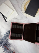 Girologio 12 Zippered Pen Case in Blush Petal