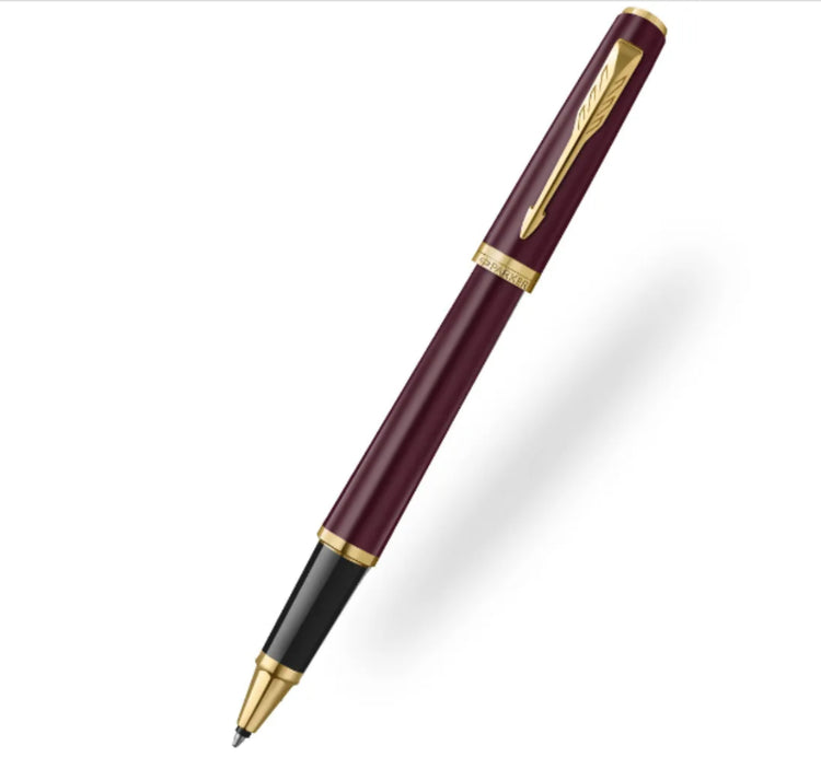 Parker Meridian Rollerball Pen in Red with Gold Trim