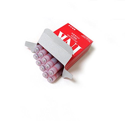 Platinum Ink Cartridge in Red - Pack of 10