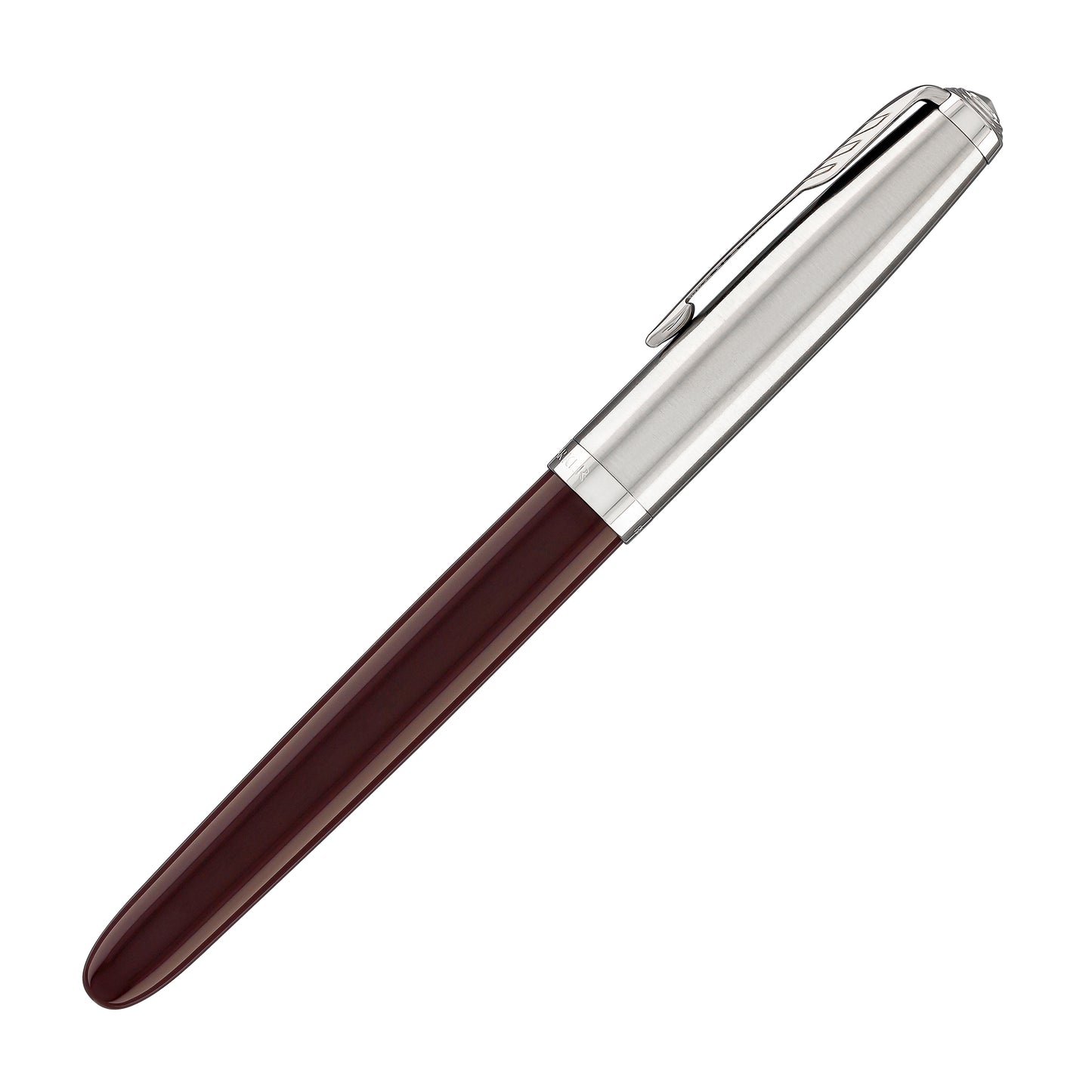 Parker 51 Fountain Pen in Burgundy with Chrome Trim