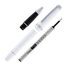 Cross Lume Ballpoint Pen in Porcelain White with Polished Chrome Appointments