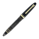 Sailor 1911 Realo Fountain Pen in Smoke Black - 18K with Gold Trim