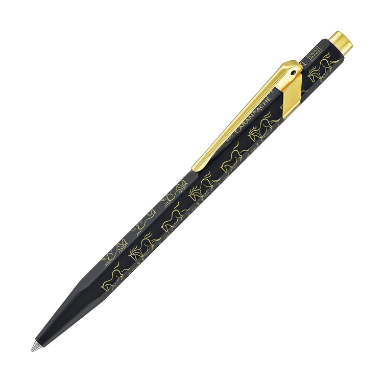 Caran d'Ache 849 Metal Ballpoint Pen in Horse Black