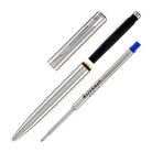 Waterman Impression Ballpoint Pen in Stainless Steel with Palladium Coated