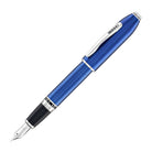 Cross Peerless Fountain Pen in Translucent Quartz Blue - 18K Gold