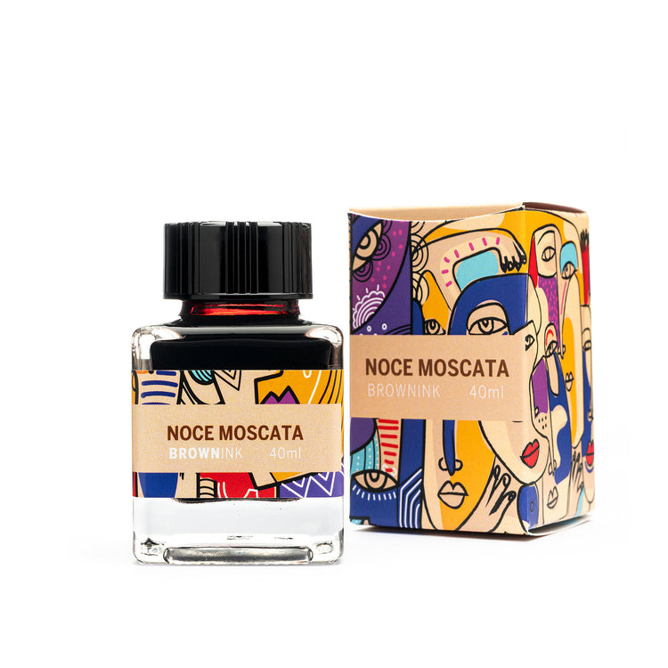 Leonardo Officina Bottled Ink in Sepia Brown - 40 mL