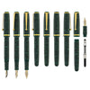 Magna Carta MAG 650 Fountain Pen in Malachite - 14kt Gold Flex Nib Fountain Pen