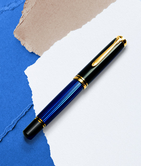 Pelikan Souverän M1000 Fountain Pen in Black - Blue