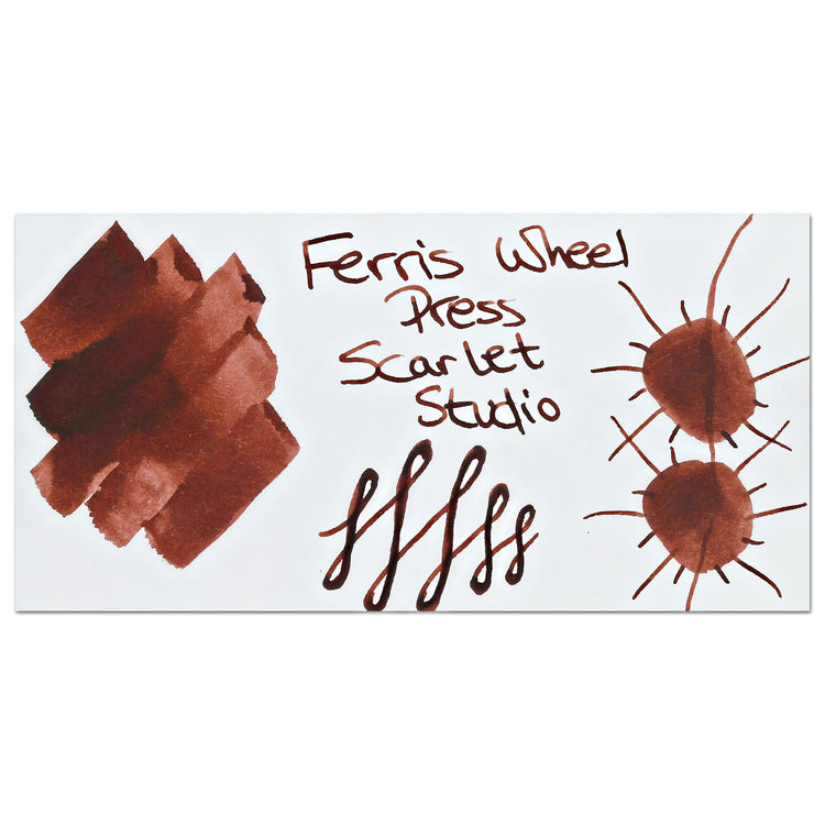 Ferris Wheel Press Bottled Ink in Scarlet Studio - 38 mL