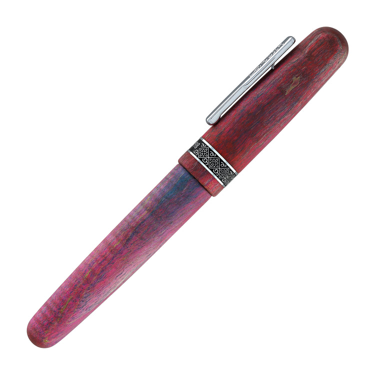 Conklin 1898 Stabilized Wood Rollerball Pen in Matte Purple with Chrome Trim - Limited Edition